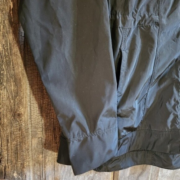 Apana Black Rain Jacket Size Small Waterproof Packable Full Zip - Picture 5 of 8